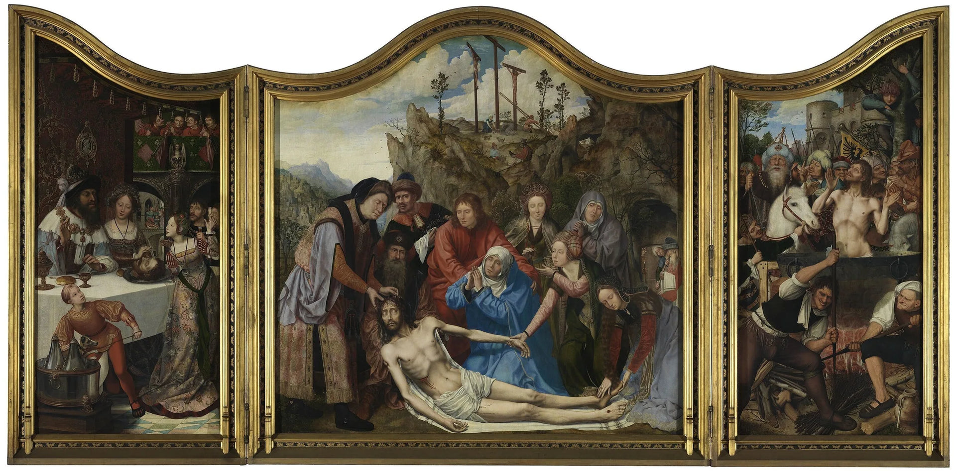 Retable de la Guilde des Menuisiers - Quentin Metsys image 1 reproduction réalisée par Alpha Reproduction