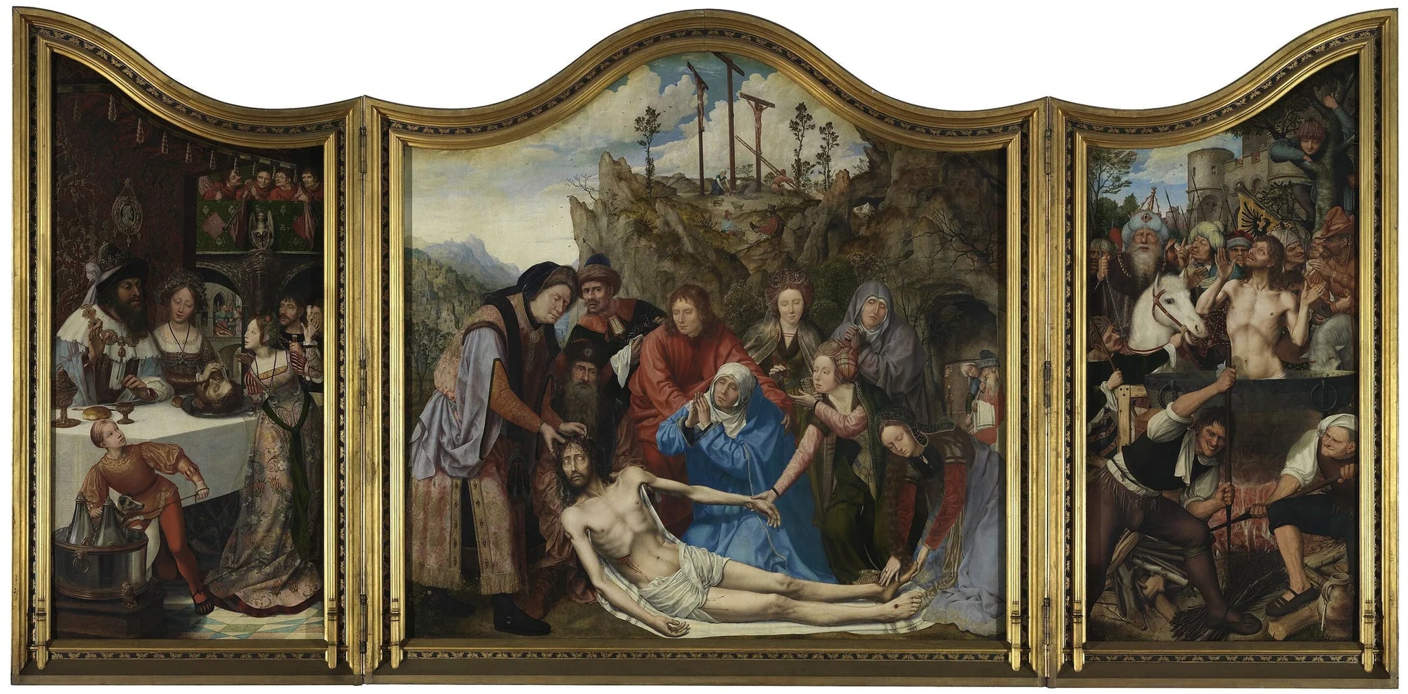 Retable de la Guilde des Menuisiers - Quentin Metsys image 1 reproduction réalisée par Alpha Reproduction