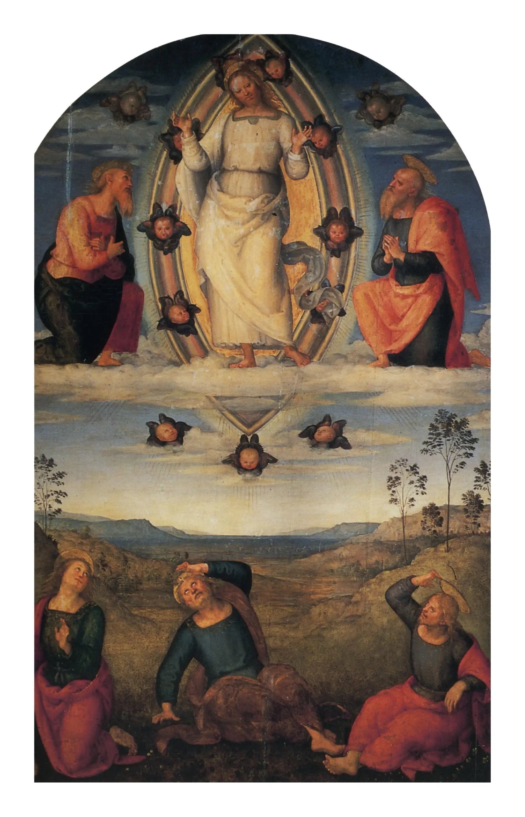 Retable de la Transfiguration - Pietro Perugino image 1 reproduction artisanale de tableau
