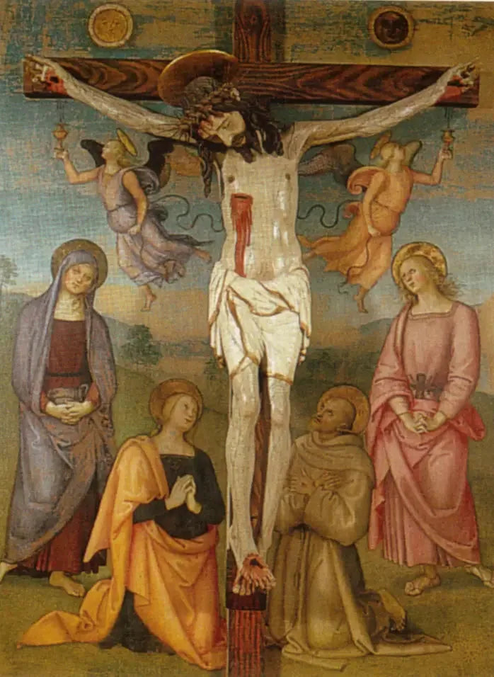 Retable de Monteripido - Pietro Perugino image 1 reproduction de peinture à l’huile