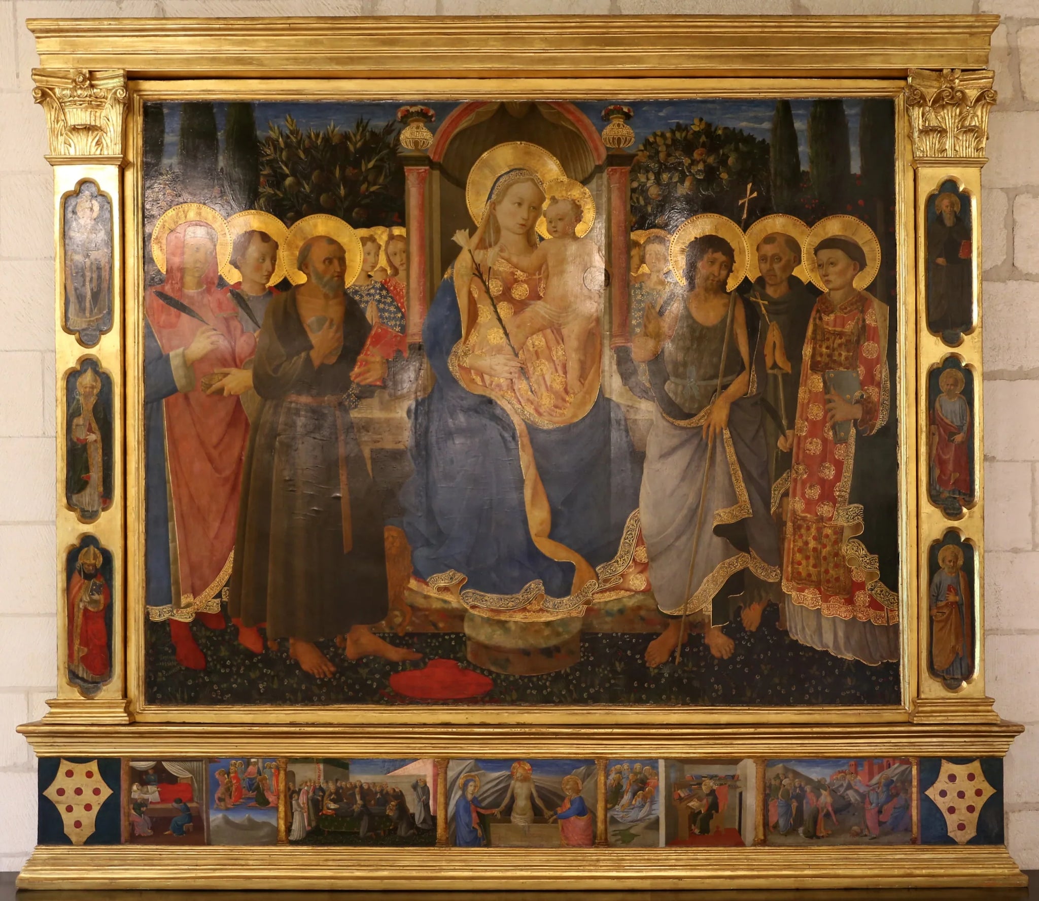 Retable de saint Jérôme - Zanobi Strozzi image 1 reproduction de peinture à l’huile