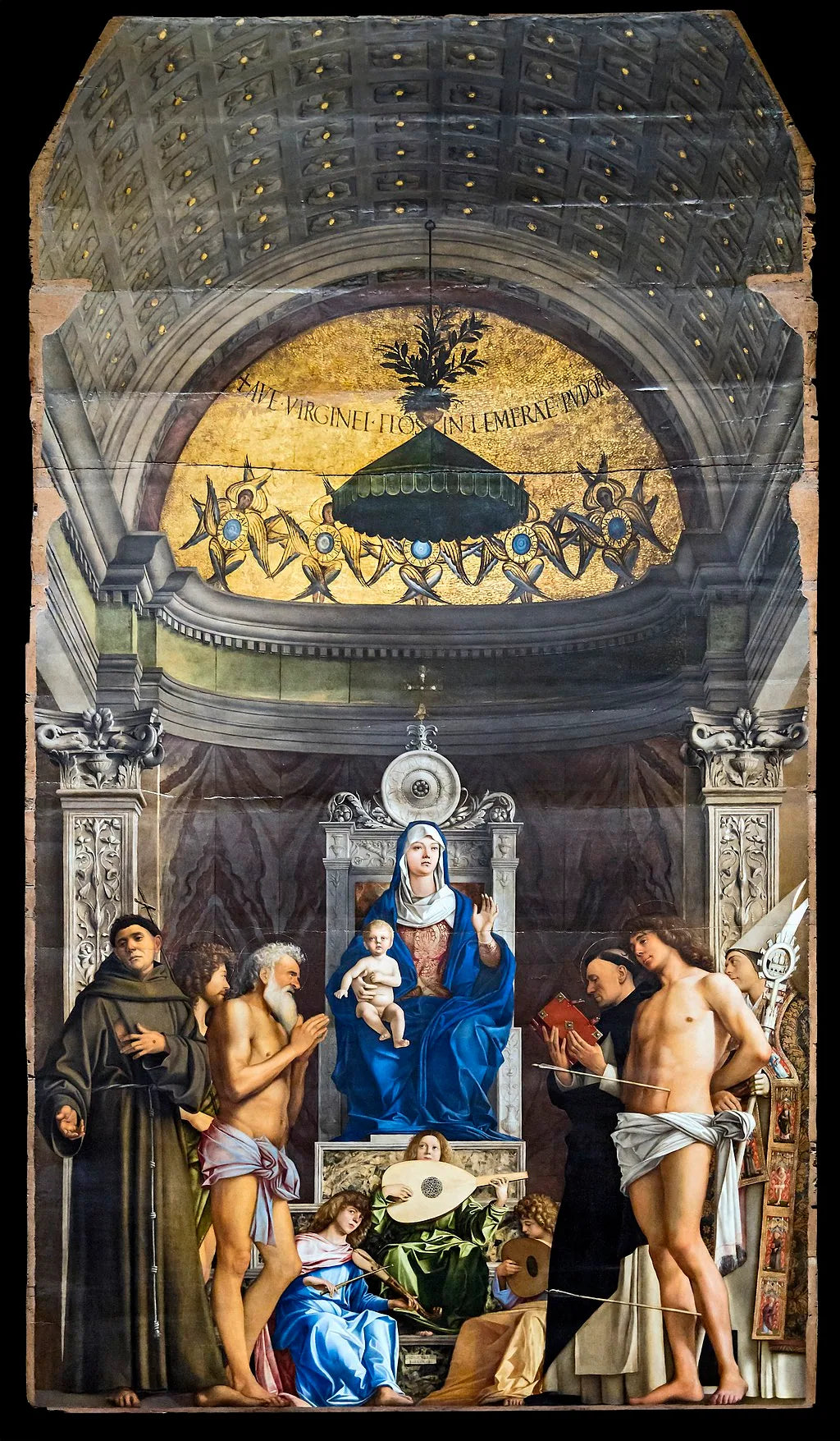 Retable de San Giobbe - Giovanni Bellini image 1 copie de tableau peinte à la main