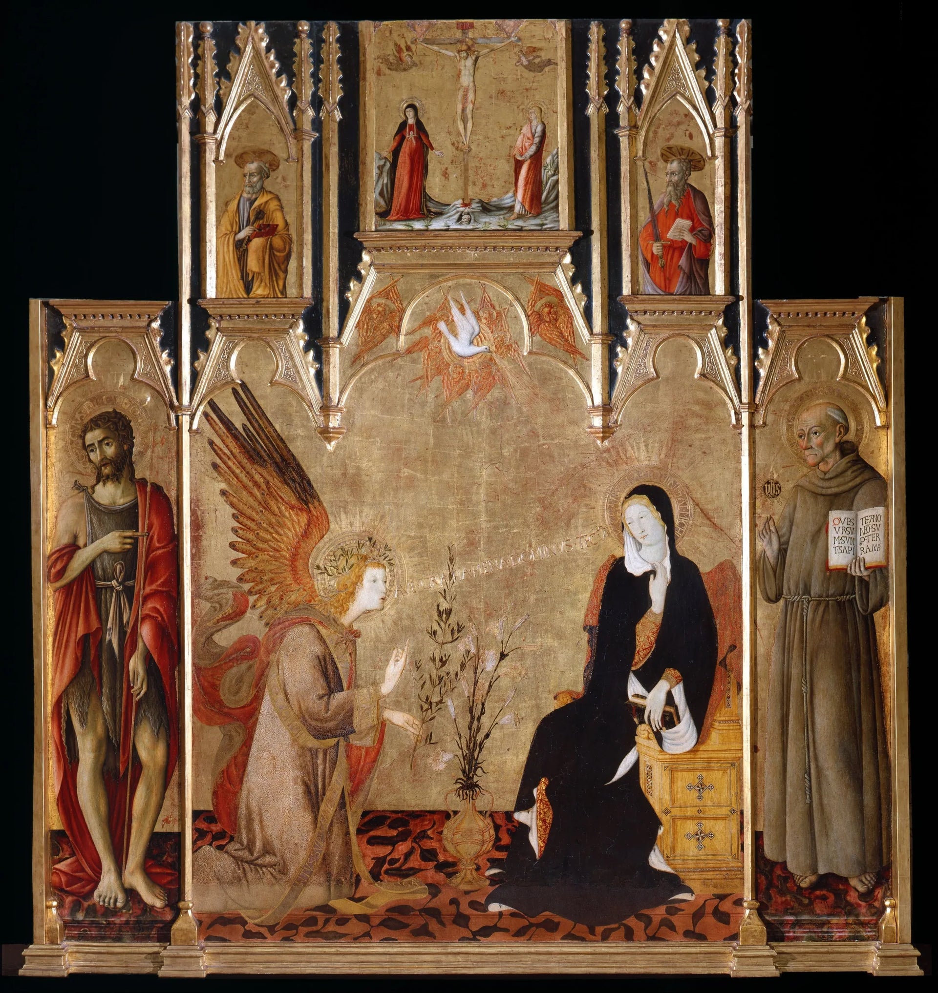 Retable de San Pietro à Ovile - Matteo di Giovanni image 1 reproduction de peinture à l’huile