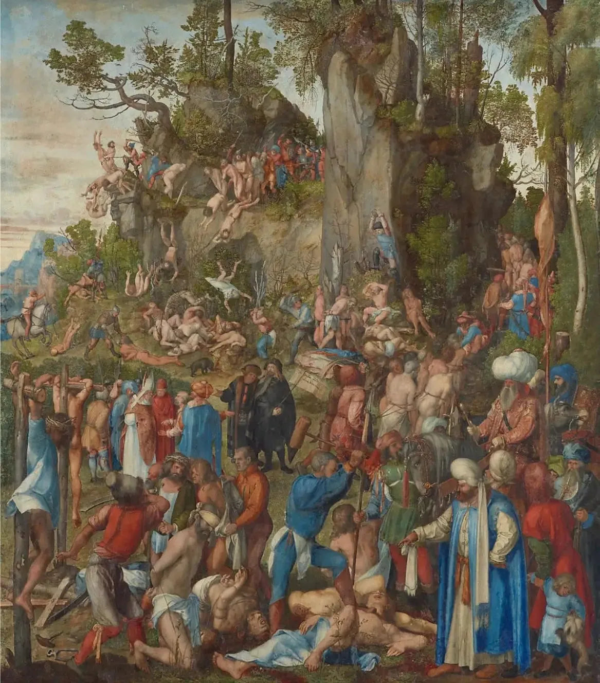 retable des dix mille martyrs - Albrecht Dürer image 1 copie de tableau peinte à la main