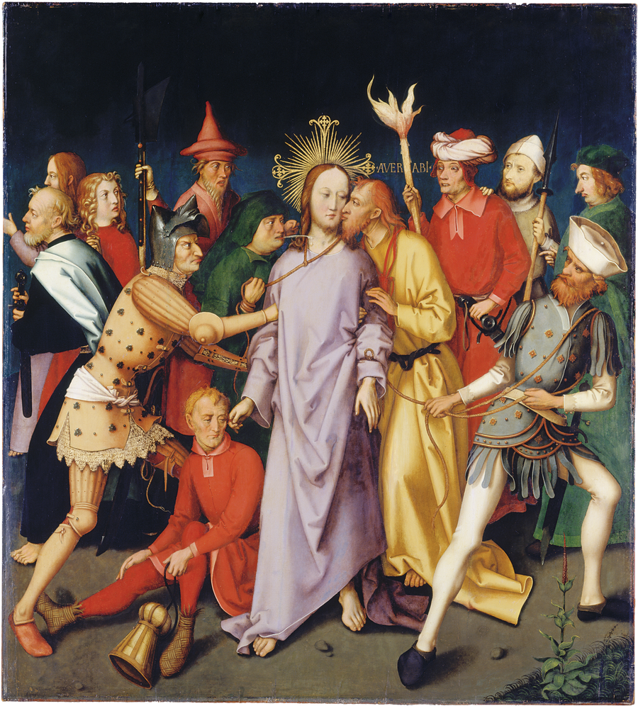 Retable dominicain de Francfort : L'arrestation du Christ - Hans Holbein the Elder