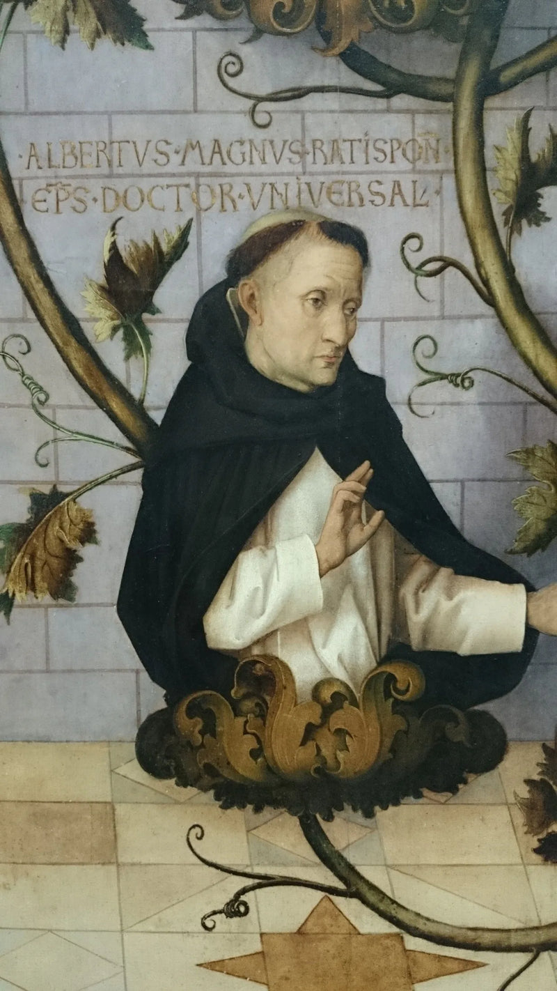 Retable dominicain de Francfort : Lignée de l’ordre dominicain (partie inférieure) - Hans Holbein the Elder