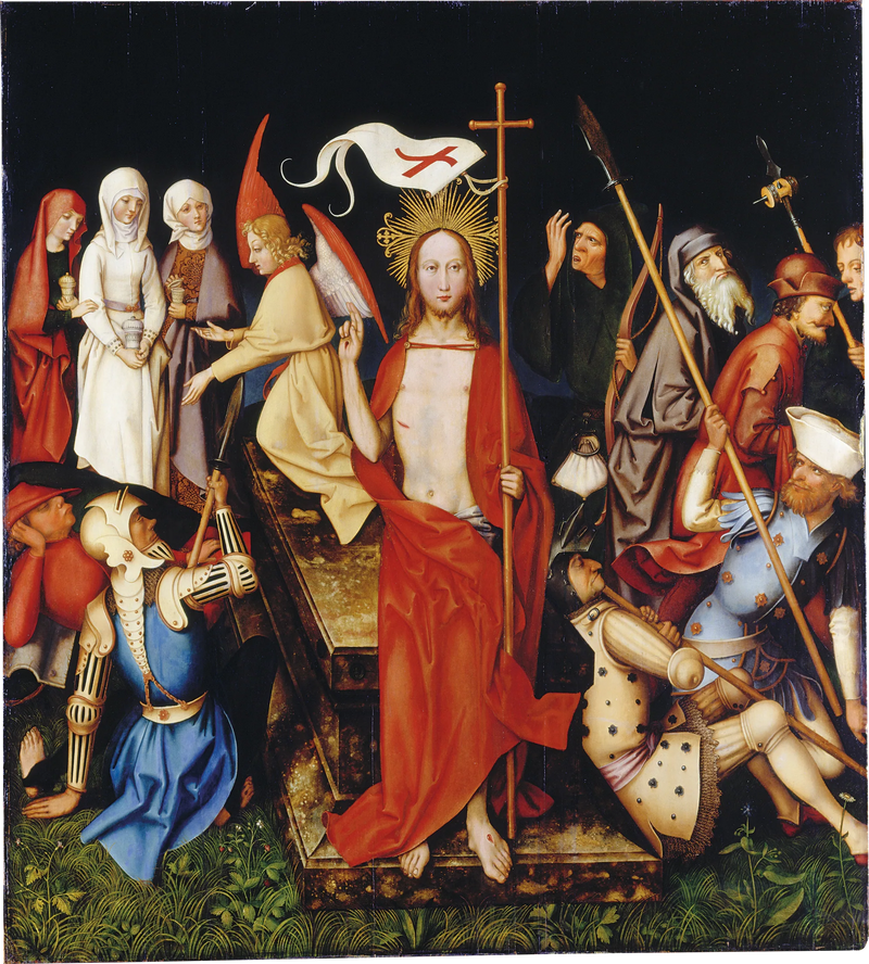 Retable dominicain de Francfort : Résurrection - Hans Holbein the Elder
