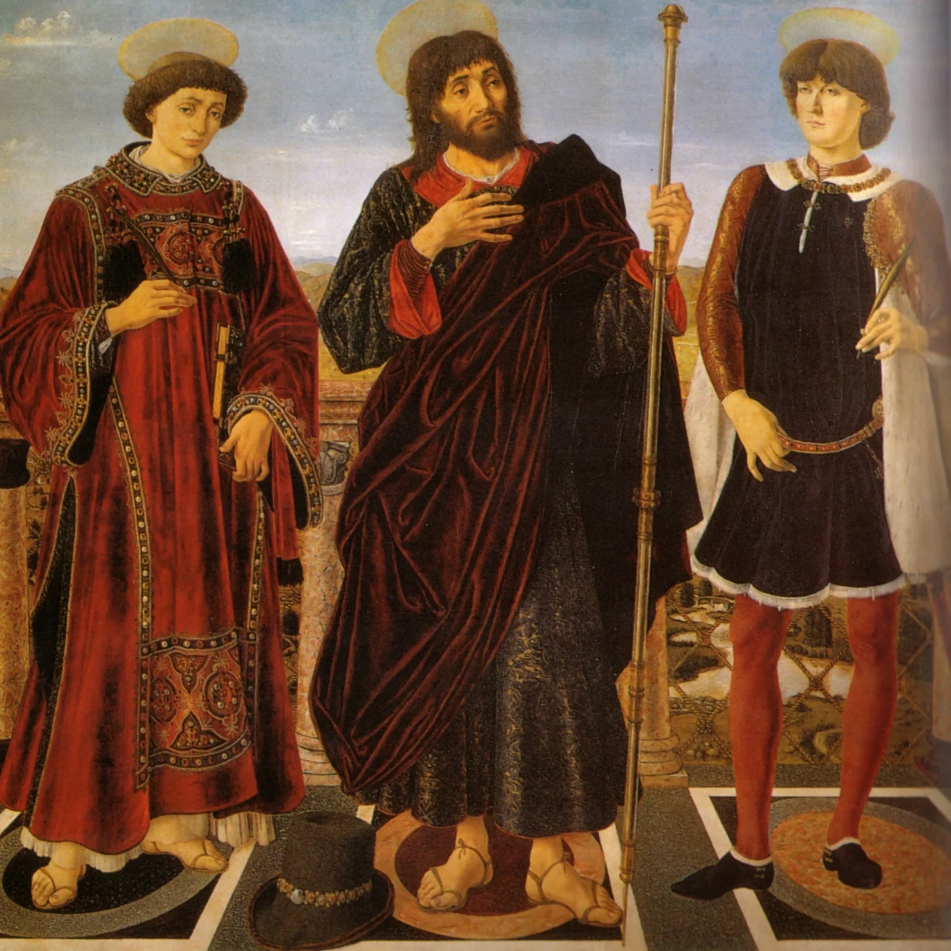 Retable du cardinal du Portugal - Cosimo Tura image 1 reproduction artisanale de tableau