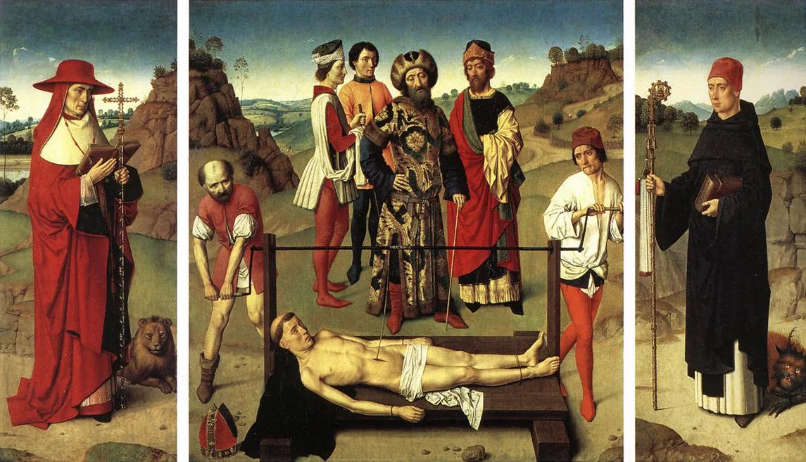 Retable du martyre de saint Érasme - Dirk Bouts image 1 reproduction d’œuvre d’art à l’huile