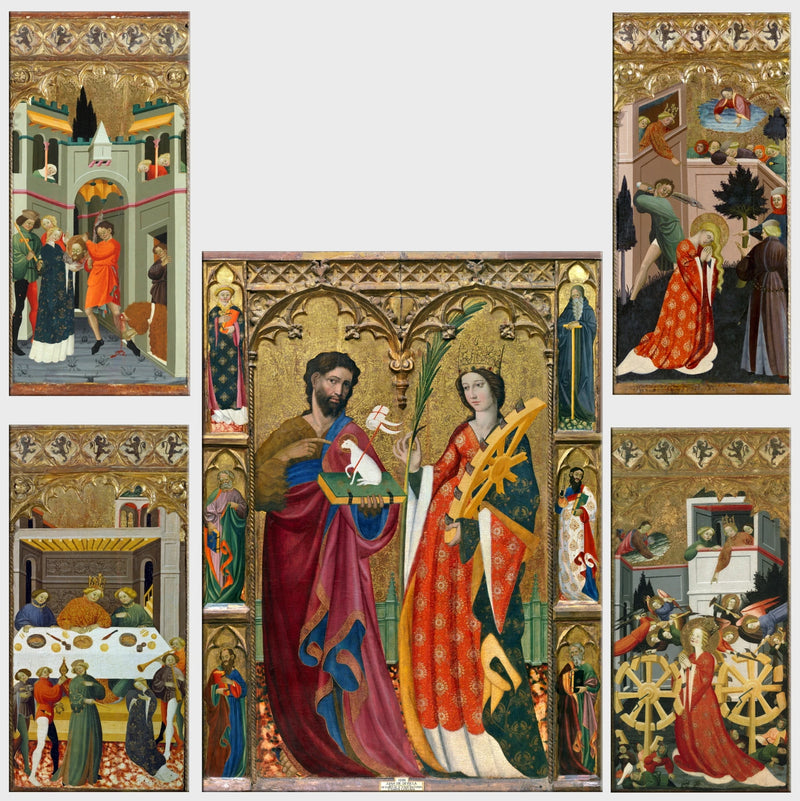 Retable de Saint Jean-Baptiste et Sainte Catherine - Juan de Sevilla