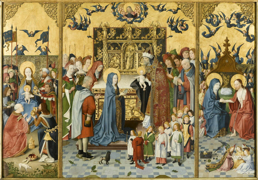 Retable des sept joies de la Vierge - Maître de la Sainte Parenté le jeune