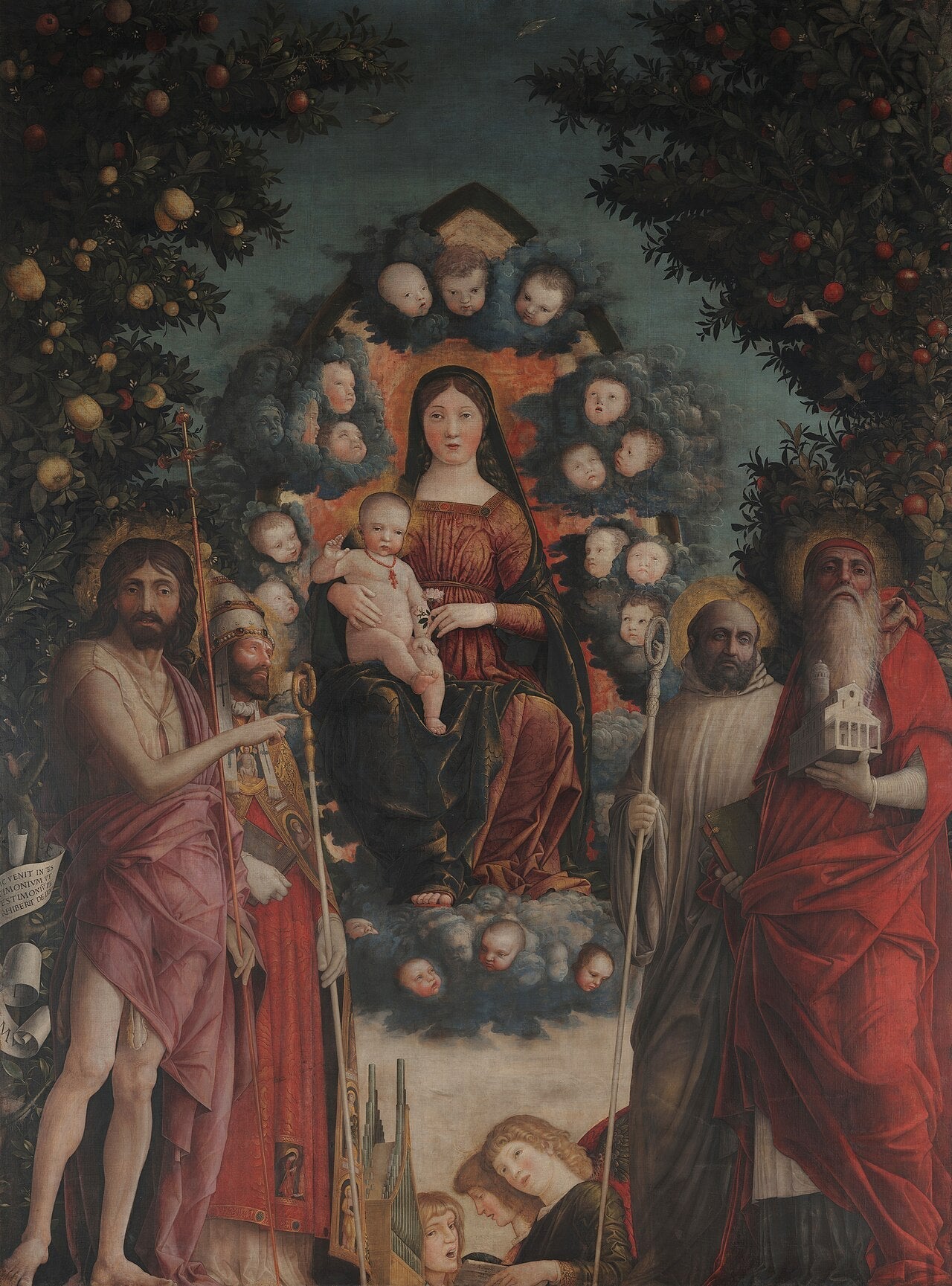 Retable Trivulzio - Andrea Mantegna image 1 reproduction de peinture à l’huile