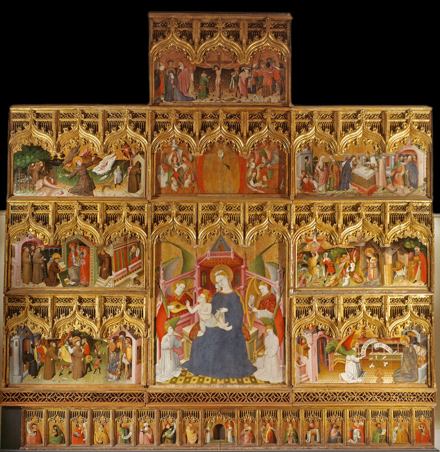 Retable des vies de la Vierge Marie et de Saint François - Nicolás Francés