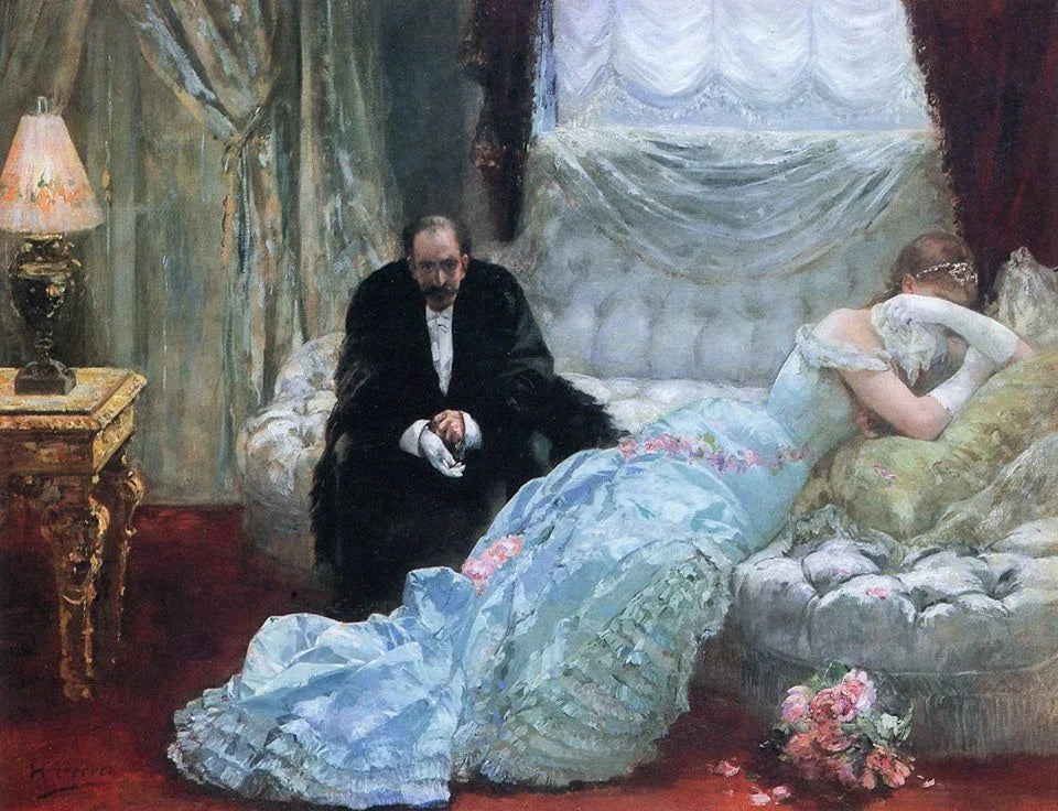 Retour de bal - Henri Gervex image 1 copie de tableau peinte à la main