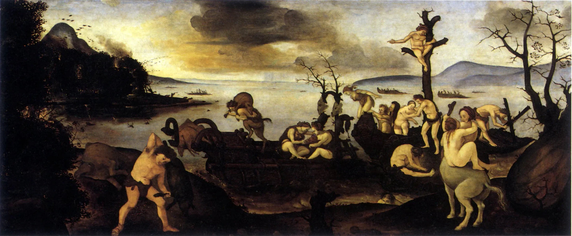 Retour de la chasse - Piero di Cosimo image 1 copie peinte à la main à l’huile