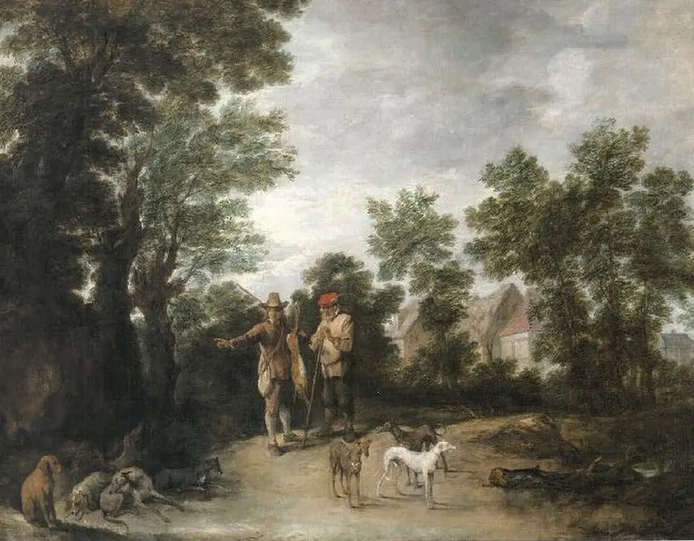 Retour du tournage - Thomas Gainsborough image 1 copie de tableau peinte à la main