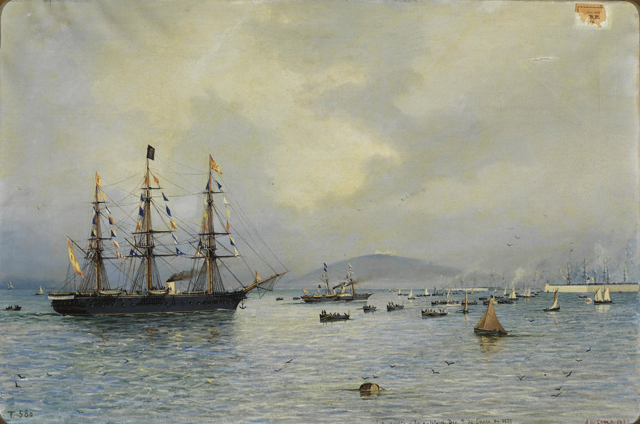 Le retour à la patrie le 9 janvier 1875 - Antonio Caula y Concejo