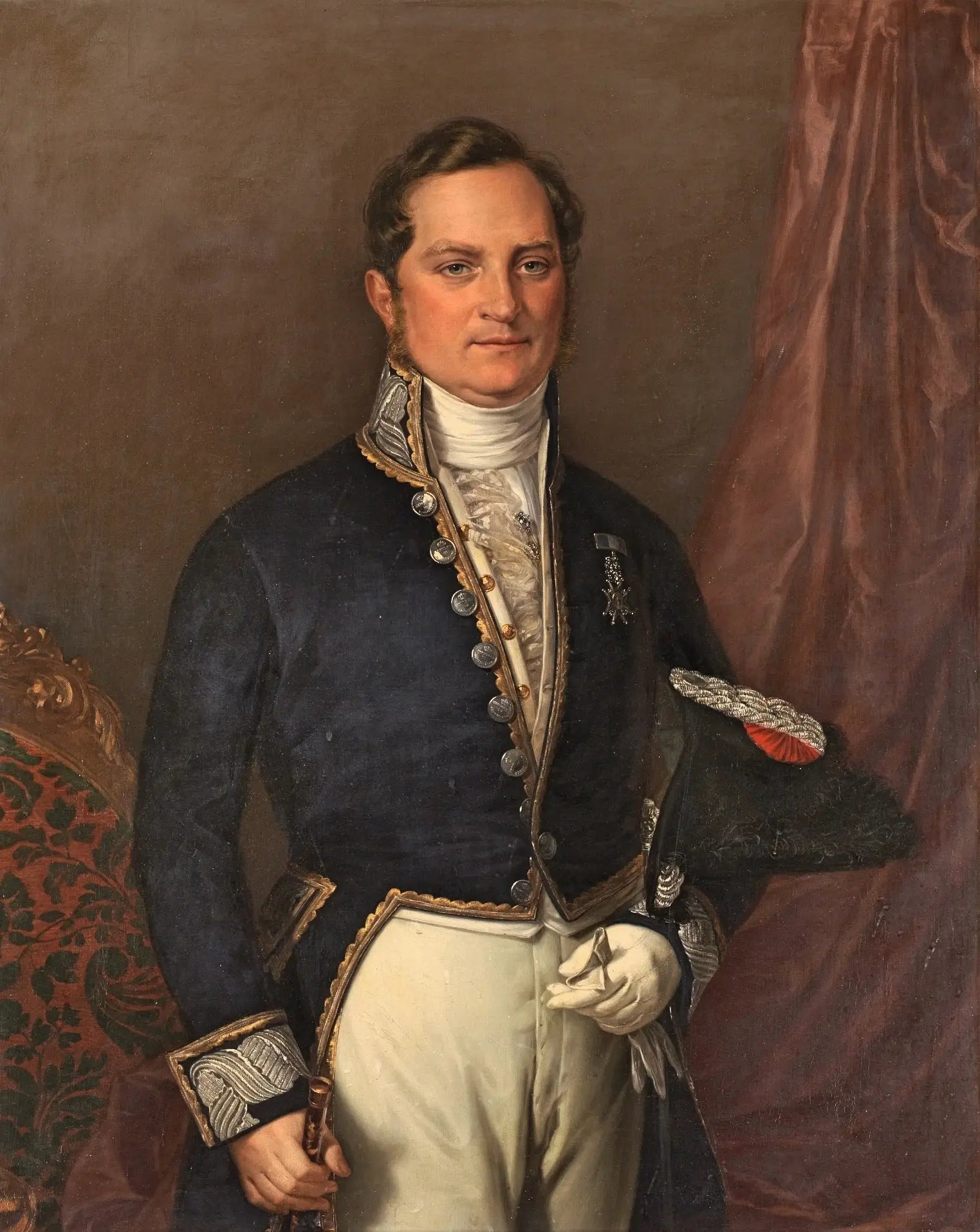Retrato de caballero - Rafael Tejeo image 1 copie de tableau peinte à la main