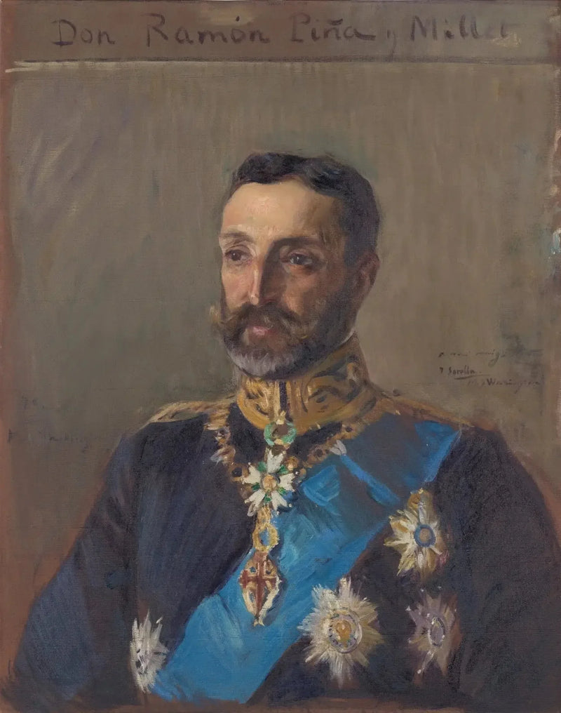 Retrato de Don Ramón Piña y Millet - Joaquín Sorolla