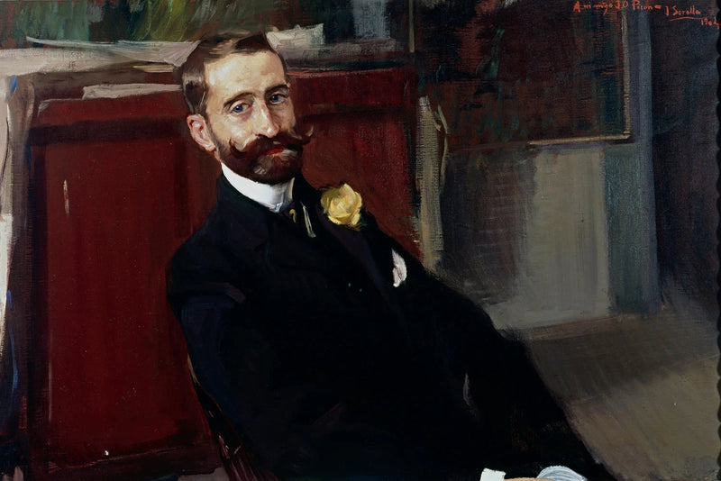 Retrato de Jacinto Felipe Picón y Pardiñas - Joaquín Sorolla