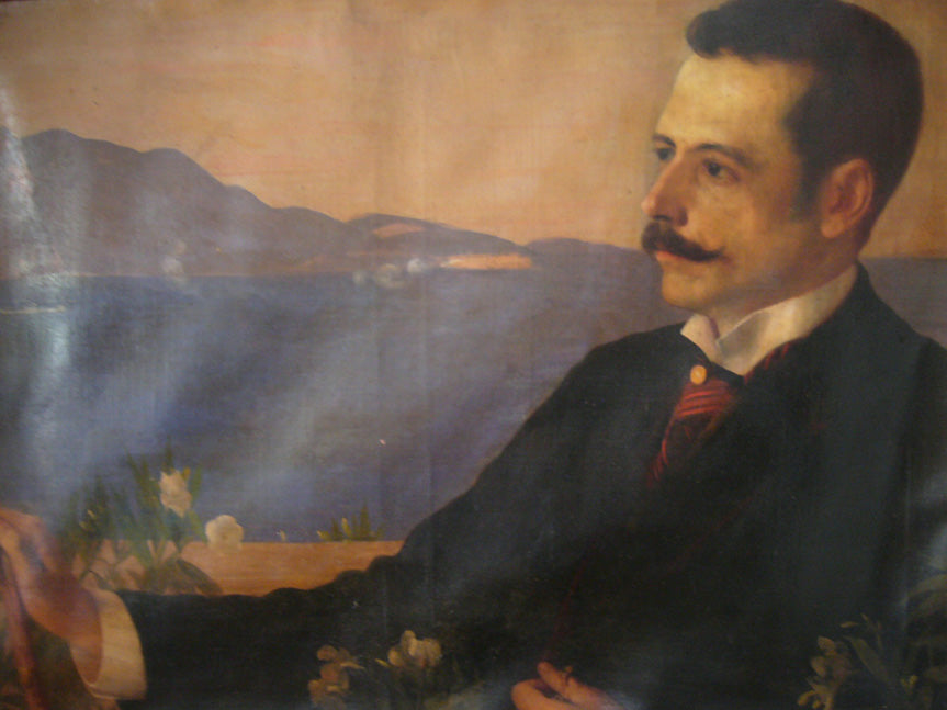 Retrato de José Antônio Duarte - Eliseu Visconti image 1 reproduction artisanale de tableau