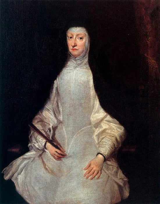 Retrato de la reina Mariana de Austria - Juan Carreño de Miranda