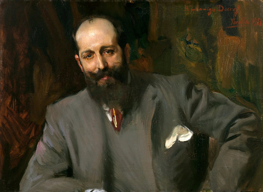 Retrato del doctor Joaquín Decref y Ruiz - Joaquín Sorolla