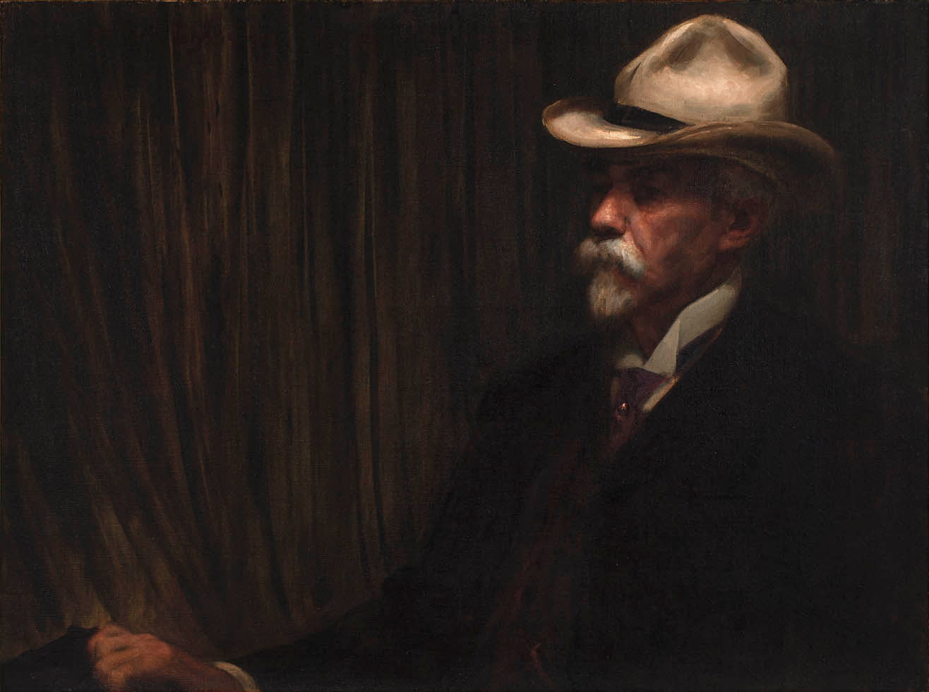 Retrato do prefeito Pereira Passos - Eliseu Visconti image 1 copie de tableau peinte à la main