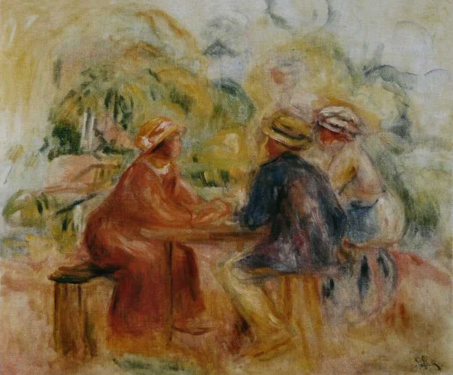 Réunion dans le jardin - Pierre-Auguste Renoir