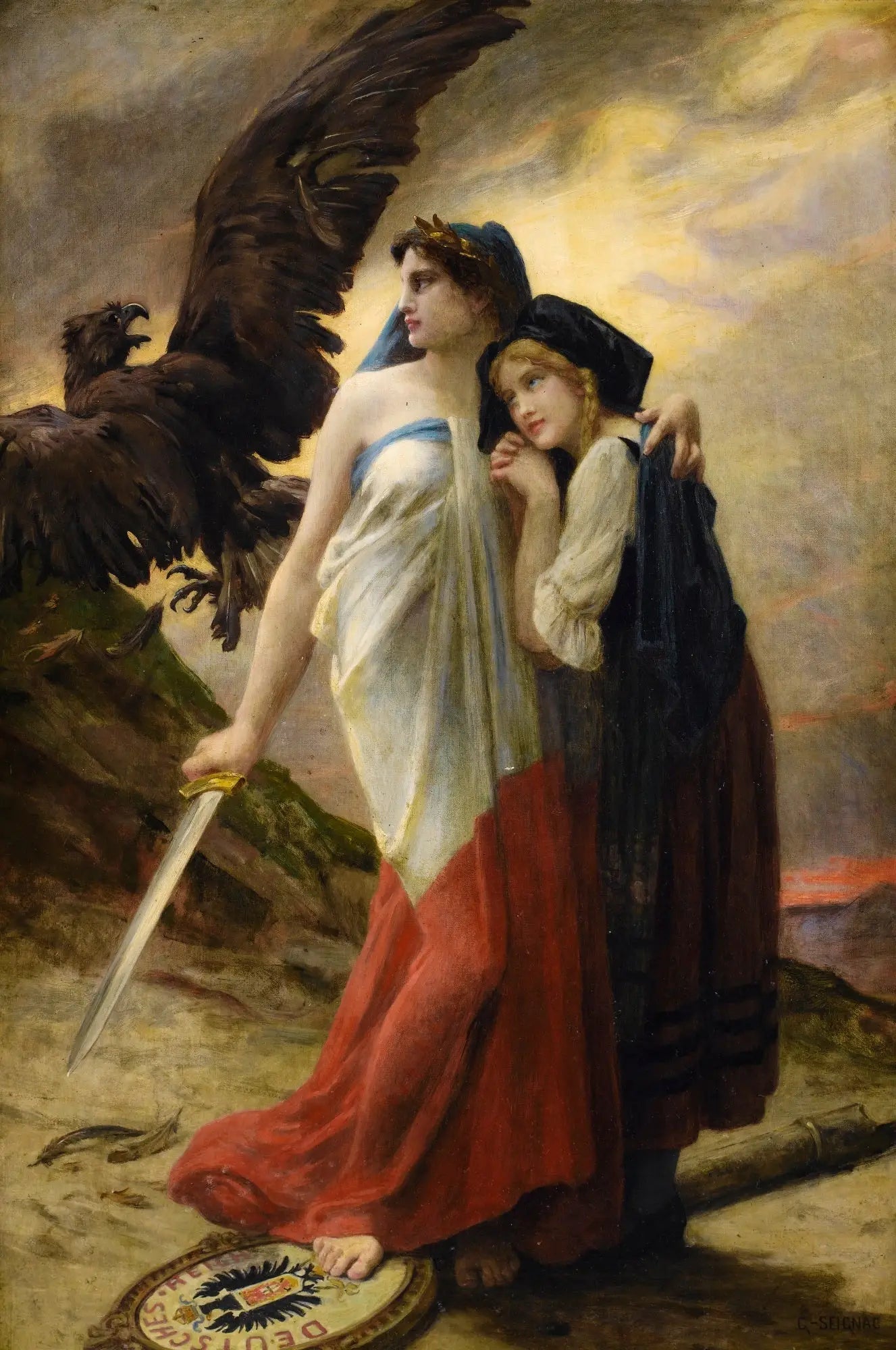 Réunis - Guillaume Seignac image 1 reproduction artisanale de tableau