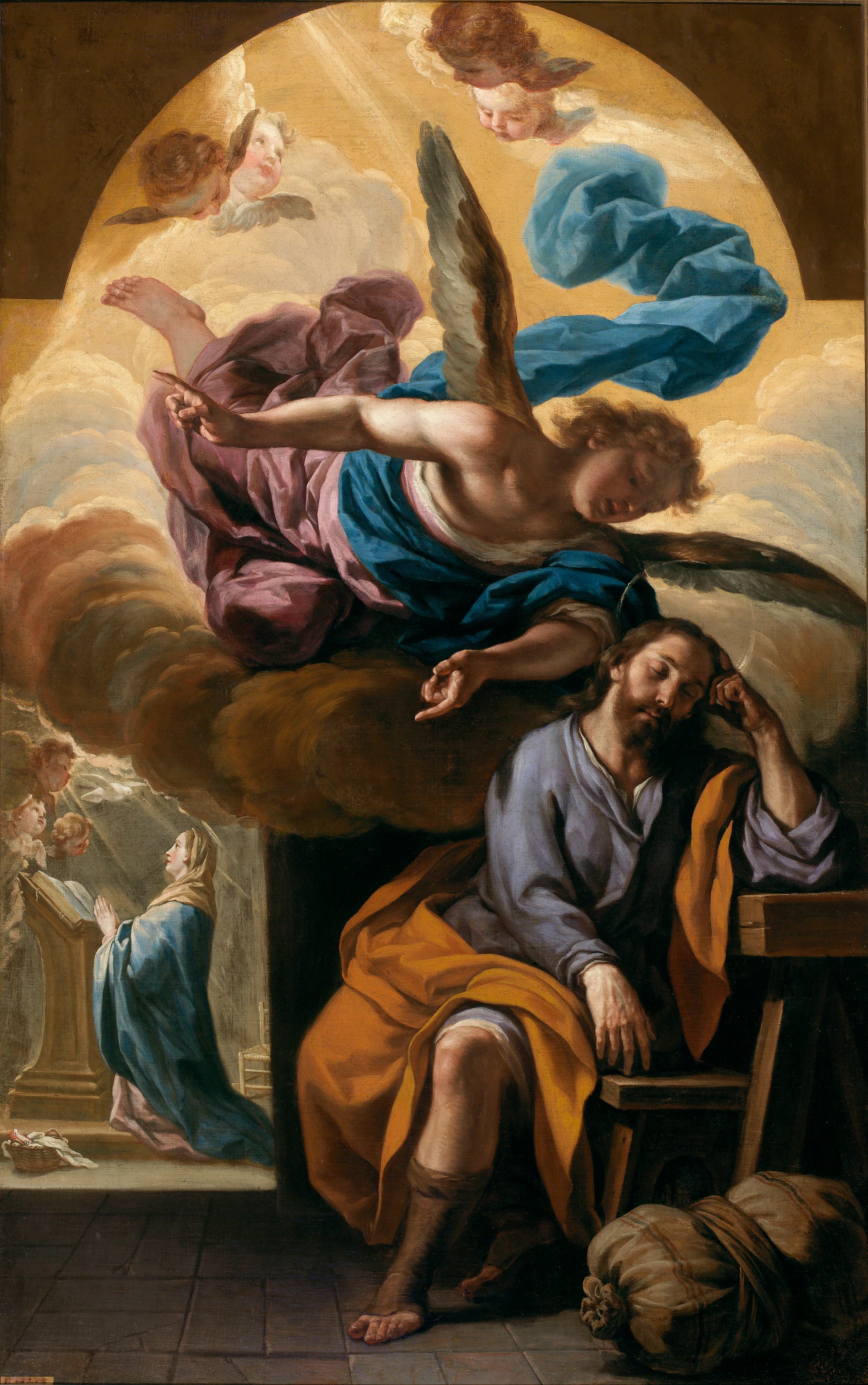 Le Rêve de Saint Joseph - Antonio Palomino