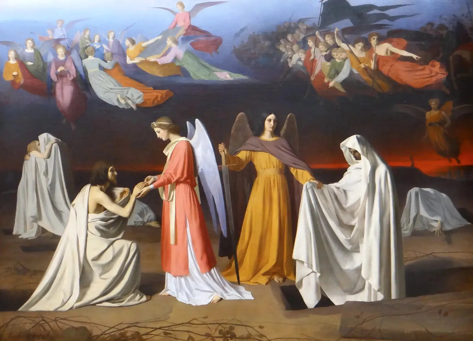 Réveil du juste, réveil du méchant - Émile Signol image 1 reproduction d’œuvre d’art à l’huile