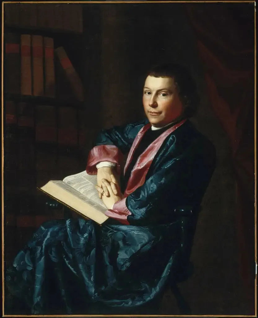 Révérend Thomas Cary de Newburyport - John Singleton Copley image 1 copie peinte à la main à l’huile