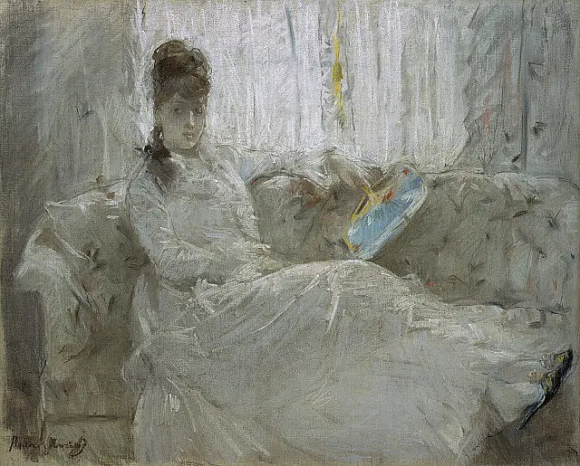 Rêverie - Berthe Morisot image 1 tableau peint à l’huile sur toile