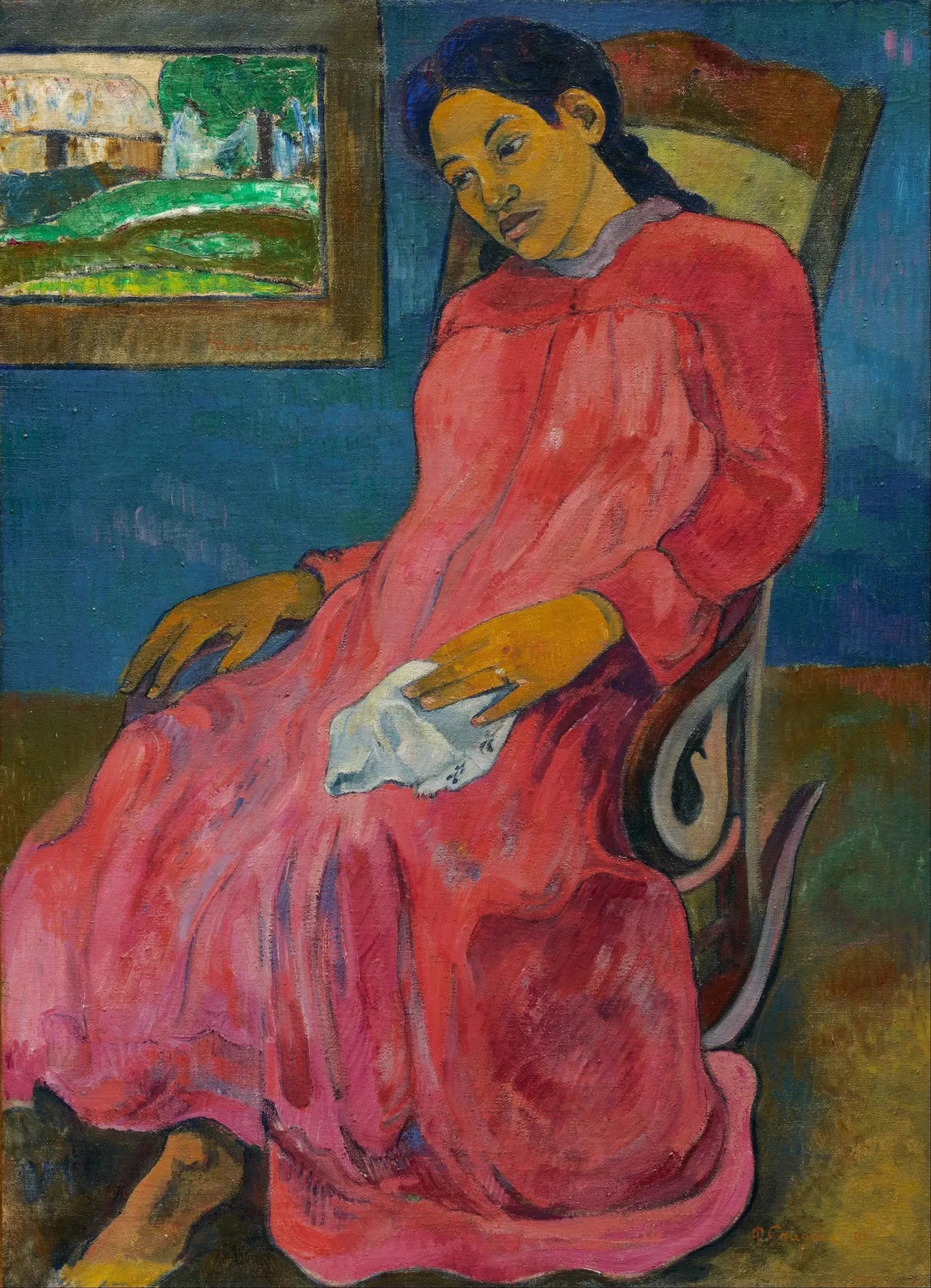 Rêverie - Paul Gauguin image 1 reproduction artisanale de tableau