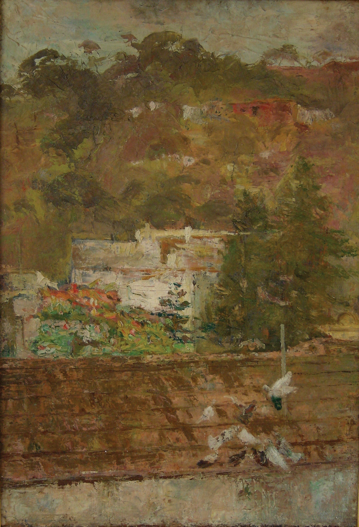Revoada de pombos - Eliseu Visconti image 1 copie de tableau peinte à la main
