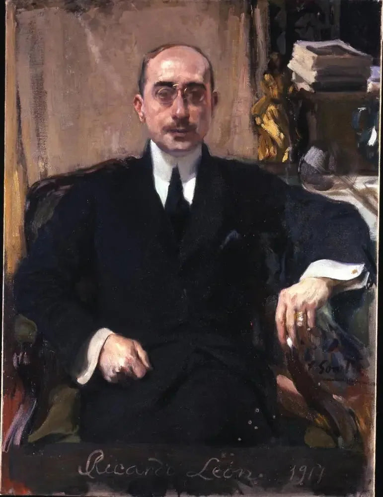 Ricardo de Léon y Román - Joaquín Sorolla image 1 reproduction de peinture à l’huile