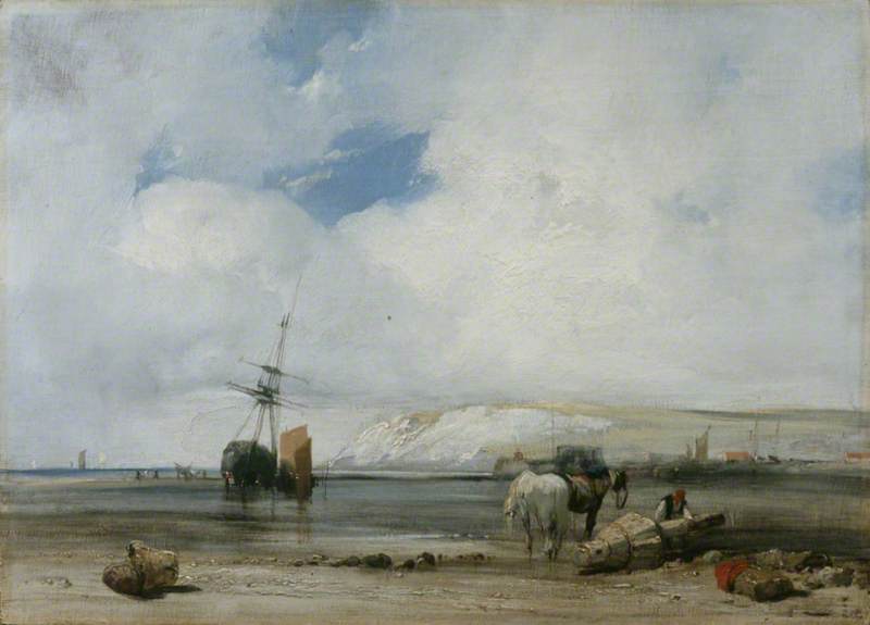 The Coast of Picardy - Richard Parkes Bonington