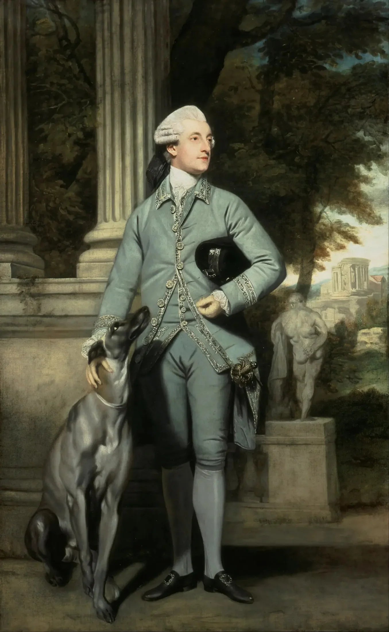 Richard Peers Symons, député (plus tard baronnet) - Joshua Reynolds image 1 copie de tableau peinte à la main