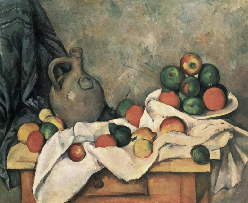 Rideau, cruchon et compotier - Paul Cézanne