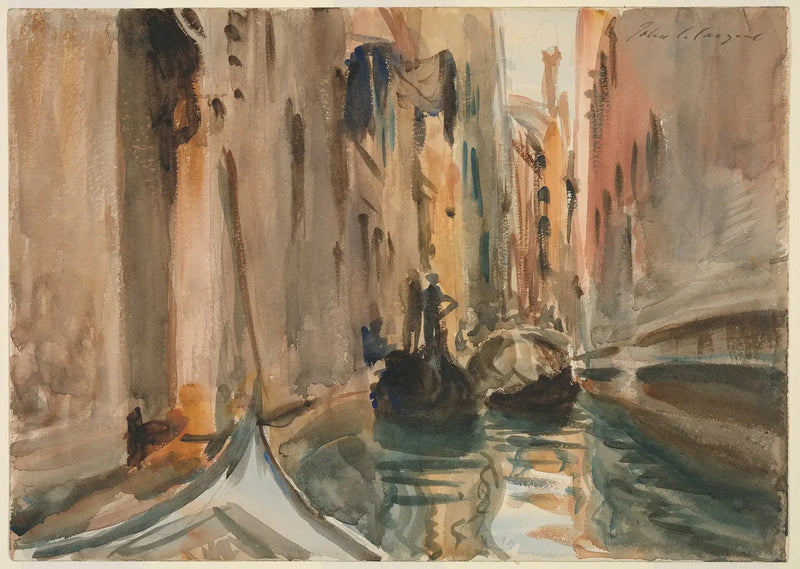 Rio di San Salvatore, Venise - John Singer Sargent