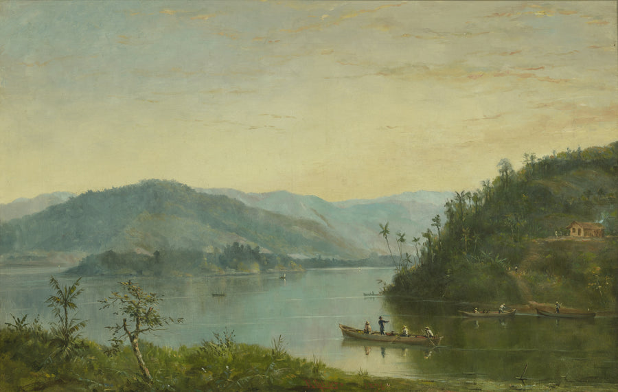 Rio Itanhaém image 1 reproduction peinte à la main