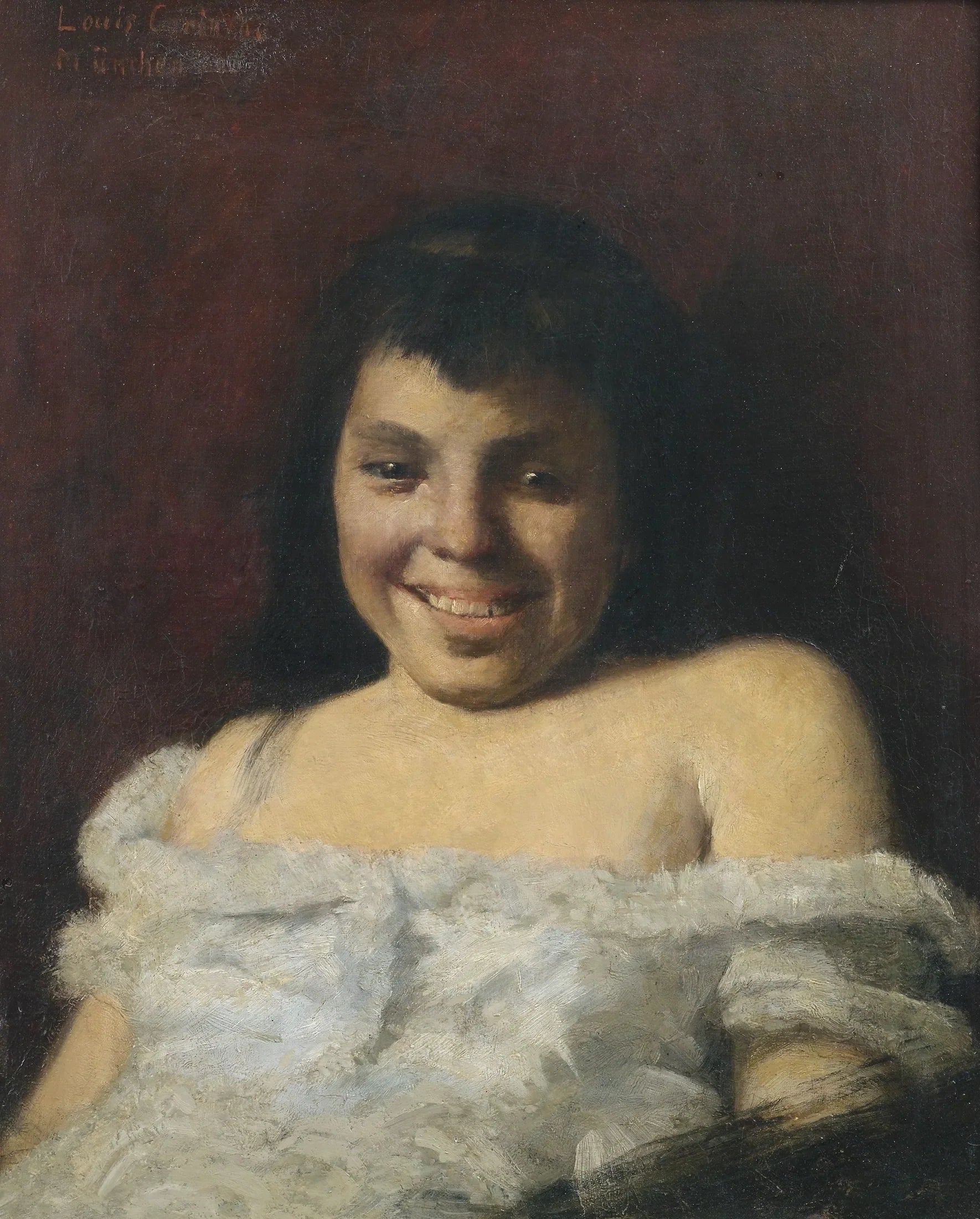 Rire fille - Lovis Corinth image 1 tableau peint à l’huile sur toile