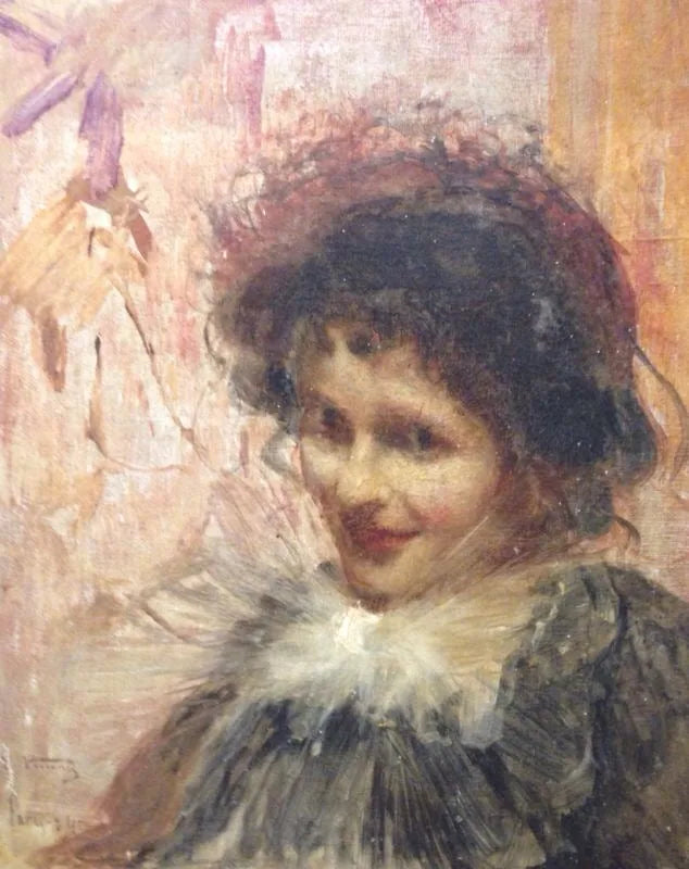 Risonha - Eliseu Visconti image 1 reproduction artisanale de tableau