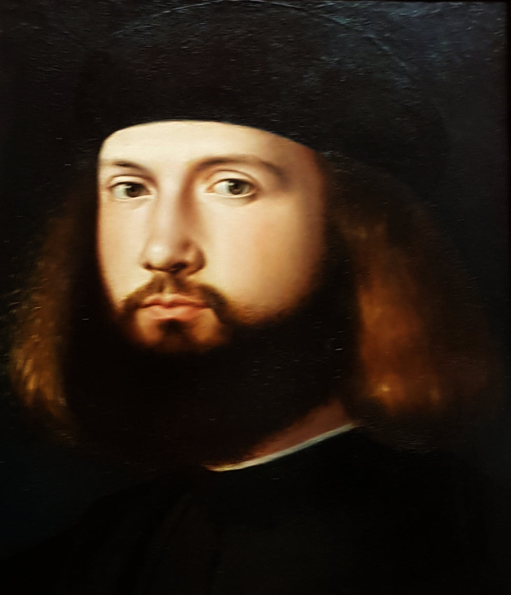 Ritratto d’uomo barbuto - Andrea Previtali image 1 reproduction artisanale de tableau
