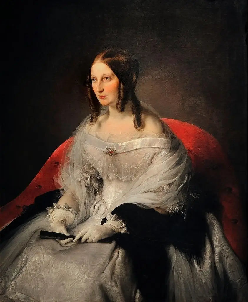 Ritratto della Principessa di Sant'Antimo - Francesco Hayez image 1 tableau peint à l’huile sur toile