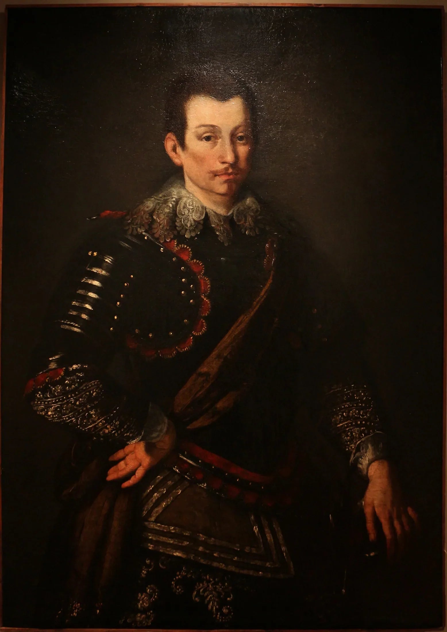 Ritratto di gentiluomo con corazza - Bernardo Strozzi image 1 reproduction de peinture à l’huile