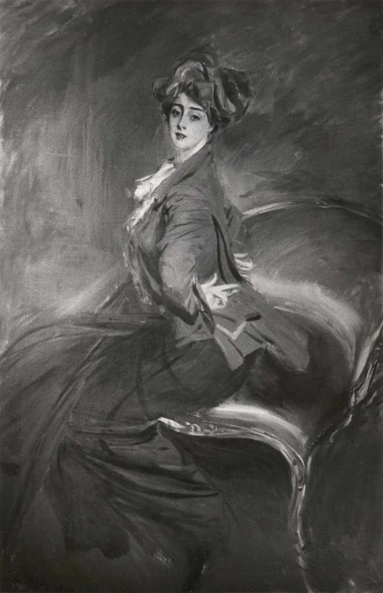 Ritratto di Madame Marthe Letellier - Giovanni Boldini image 1 tableau peint à l’huile sur toile
