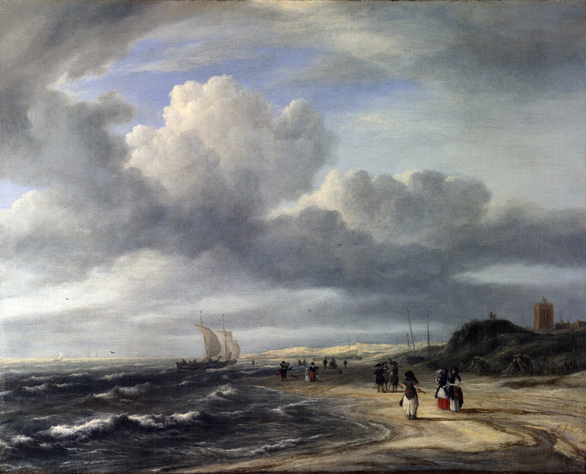 Le rivage à Egmond-aan-Zee - Jacob van Ruisdael