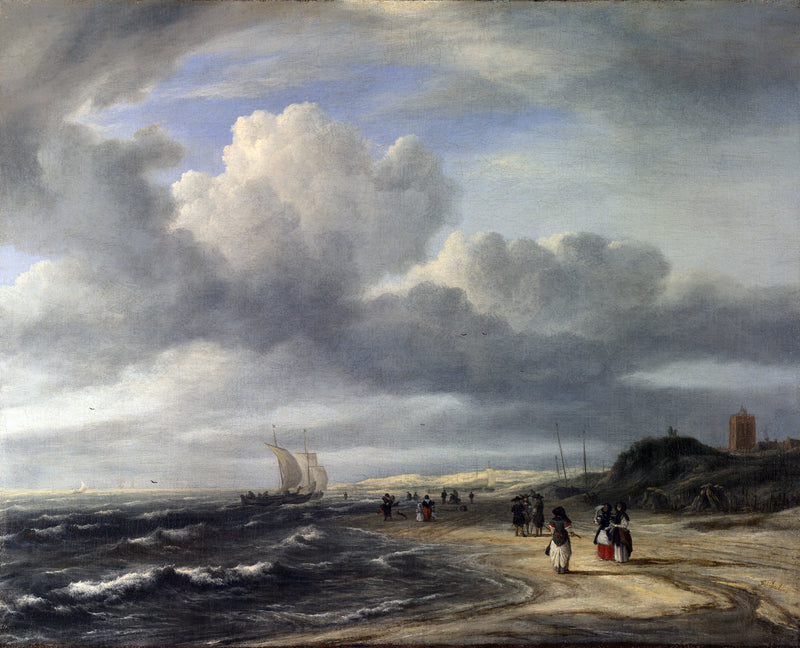 Le rivage à Egmond-aan-Zee - Jacob van Ruisdael